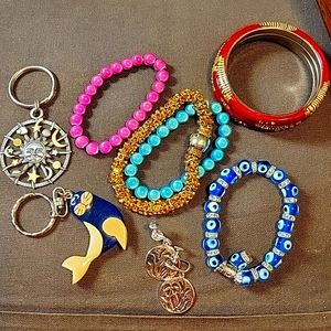 Great Gifts. Bracelet and Keychain in this picture. All new and never used.